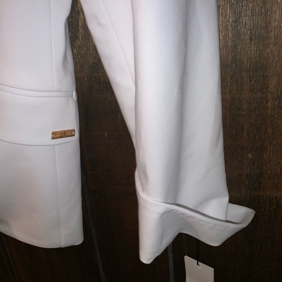 Calvin Klein | White no closure blazer - Picture 6 of 14
